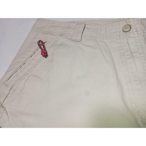 L.L. BEAN: Kahaki Zip-Up Shorts, Women's Size 16 - Picture 3 of 5
